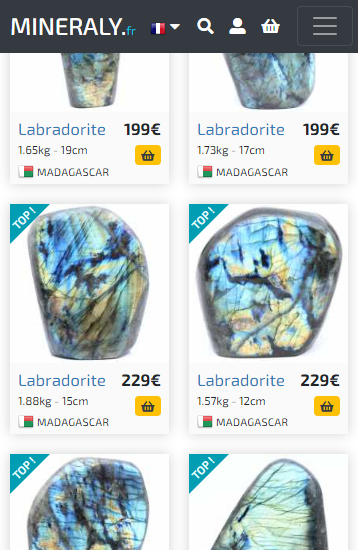Ravaka et Mineraly, mineraly.pro